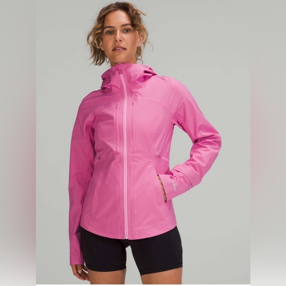 lululemon athletica Jackets & Blazers - Lululemon Break a Trail Jacket Bright Pink Blossom Size 6